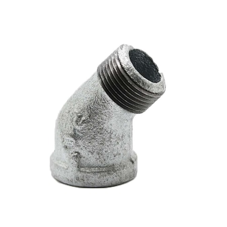 Thrifco Plumbing 3/4 Inch Galvanized Steel 45 Degrees Street Elbow 5217051
